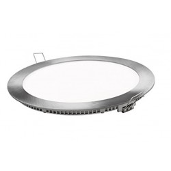 Downlight panel LED Redondo 300mm Níquel 24W